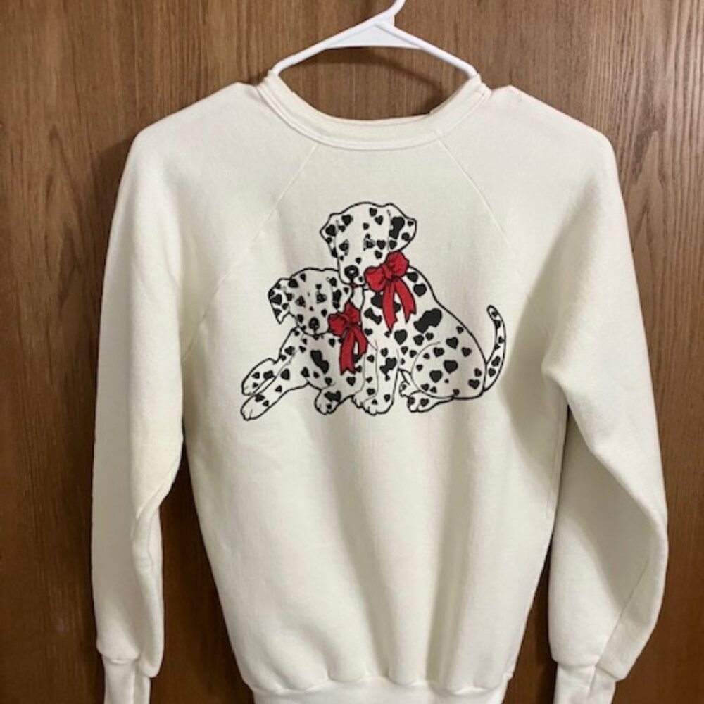 101 Dalmations Sweat Shirt Youth Medium 34"Bx23"L‎